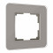 Werkel W0012417/ Рамка на 1 пост Elite (дымчатый, стекло), a057874
