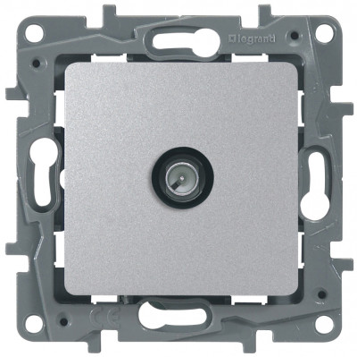 Legrand Розетка TV (телевизионная) - Legrand Etika - оконечная - алюминий, 672465