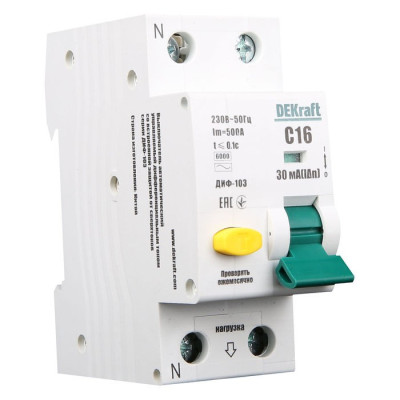АВДТ 1Р+N 32А 30мА тип A х-ка С ДИФ-103 6кА