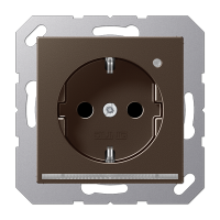 SCHUKO-розетка с LED подсветкой, A1520-OMOLNW