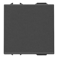 Vimar Выключатель 1П 16AX 2 модуля, карбон матовый, 09001.2.CM Vimar Выключатель 1П 16AX 2 модуля, карбон матовый, 09001.2.CM