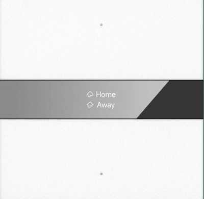 GVS CHPBD-02/12.2.10 Клавишный выключатель с дисплеем, 2 клавиши, белый