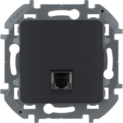 Legrand Розетка телефонная RJ11 - Legrand Inspiria - антрацит, 673823