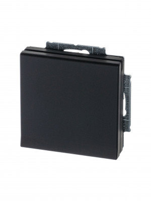 ABB BJE Solo/Future Черный бархат Розетка с/з с крышкой