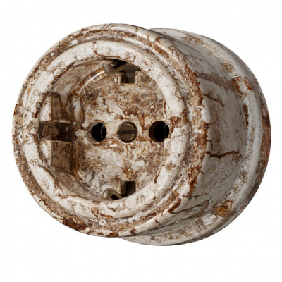 BIRONI Лизетта Керамика Мрамор Розетка с/з, B1-101-09