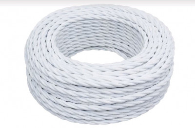 Bironi Провод 3*0,75 Белый (матовый) 20м, B1-432-71-20