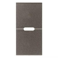 Vimar Две клавиши 1М без символов для персонализации, Metal, 19755.M