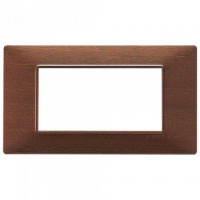 Vimar Накладка для 4 модулей из технополимера с отделкой под натуральное дерево макоре, 14654.33