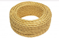 Bironi Провод 2*1,5 Золото (глянец) 20м, B1-424-079-20