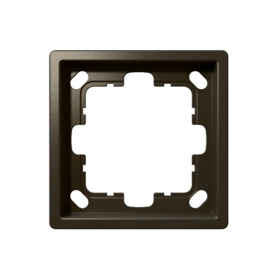 FD1001BR - Рамка серия FD 1-постовая, цвет Бронза, JASMART Electric