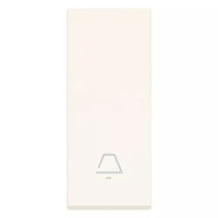 Vimar Клавиша 1M выровненная с символом звонок белая, 31000.CB