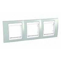 ХАМЕЛЕОН РАМКА 3-постовая, горизонтальная, БЕЛЫЙ/ МОРСКАЯ ВОЛНА