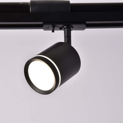 Single phase track system Orlo Трековый светильник, цвет: Черный 5W