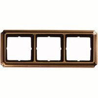 Antique Рамка 3-ная, античн. латунь (max 144)