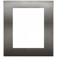 19668.09 - Vimar Накладка CLASSIC на 8 модулей хром черный