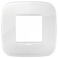 Vimar Накладка ROUND на 2 модуля REFLEX ледяная, 19672.66