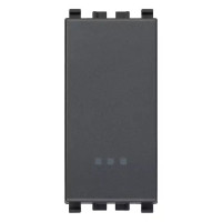 Vimar Кнопка 1P 16AX серый с безвинтовыми клеммами, 20008.FX Vimar Кнопка 1P 16AX серый с безвинтовыми клеммами, 20008.FX