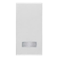 Vimar Клавиша на 1 модуль с диффузором ,серебро матовое, 20026.N