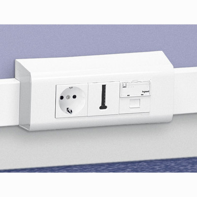 Legrand Mosaic Суппорт ля мини кабель-канала (на плинтус) 6м, 030560