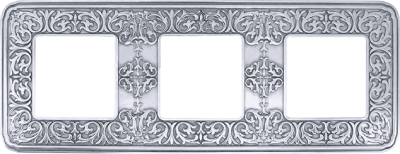 FD01373CB Fede Emporio Рамка 3-ная, Bright Chrome