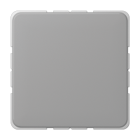 Крышка без отверстий с несущим каркасом для произвольных вырезов; серая, CD594-0GR