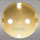 FD04335CB-A Fede Fede Накладка розетки 2К+З для мех-зма FD16823, Bright Chrome/беж. Новая FD04335CB-A Fede Fede Накладка розетки 2К+З для мех-зма FD16823, Bright Chrome/беж. Новая