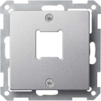 SM Накладка для разъёма LexCom 1хRJ11/RJ45, алюм. SM Накладка для разъёма LexCom 1хRJ11/RJ45, алюм.