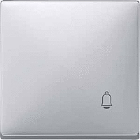 SD Клавиша 1-ная с символом "Звонок", античн. латунь