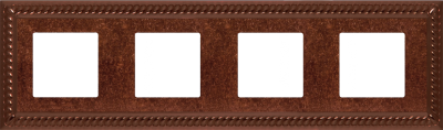 FD01234RU Fede Sevilla Рамка 4-ная, Rustic Cooper