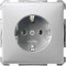 SD Розетка 2К+З 16А 250В~, алюм.