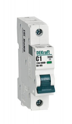 DEKraft Автоматический выключатель ВА105-1P-001A-C