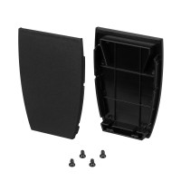 Заглушка LINE-5075-U-HONEYCOMB BLACK глухая (Arlight, Металл), 044887