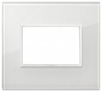 Vimar Накладка Eikon Evo на 3 модуля, полностью белый бриллиант, 21653.87