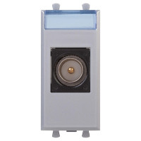 4404501 - ДКС Розетка TV оконечная модульная,  "Avanti", "Закаленная сталь", 1 модуль