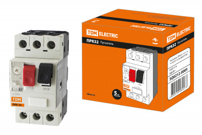 Пускатель ПРК32-1 In=1A Ir=0,63-1A Ue 660В TDM Electric, SQ0212-0005