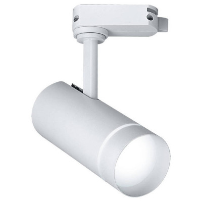 Светильник трековый светодиодный на шинопровод 12W, 1080 Lm, 4000К, белый, 80 градусов, AL106, серия Luna, Feron 32444