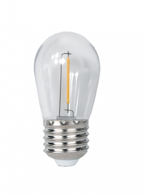 PLED- ECO- S14 1w E27 2700K CLEAR  Jazzway, 5040625