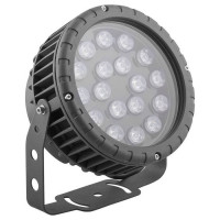 Светодиодный прожектор, D180xH230, IP65 18W 85-265V, зеленый, LL-884, Feron 32236