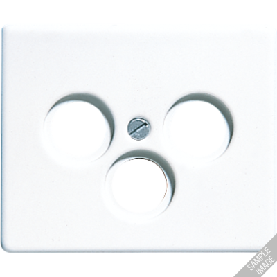 Крышка для телевизионной и спутниковой розетки; черная, SL561SATSW