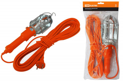 Светильник переносной УП-2Р круглая вилка 2Р/15метров TDM Electric, SQ0306-0008