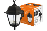 Светильник садово-парковый НСУ 04-60-001 четырехгранник, подвес, пластик, черный TDM Electric, SQ0330-0706