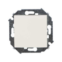 Simon Simon15 Переключатель 1-клав. 16А 250В~, винт. зажим, сл. кость, 1591201-031