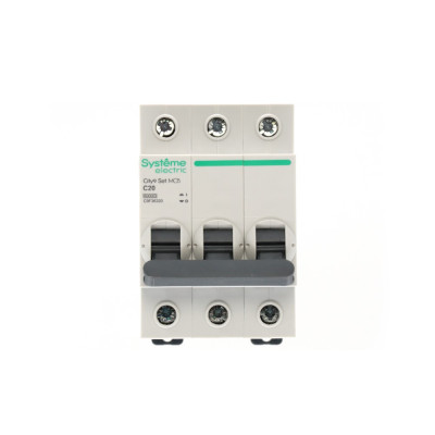 City9 Set Автоматический выключатель (АВ) С 20А 3P 6kA 400В, Systeme Electric, C9F36320