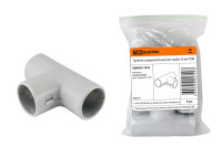 Тройник соед. для трубы 25 мм (5шт) TDM Electric, SQ0405-1023 Тройник соед. для трубы 25 мм (5шт) TDM Electric, SQ0405-1023