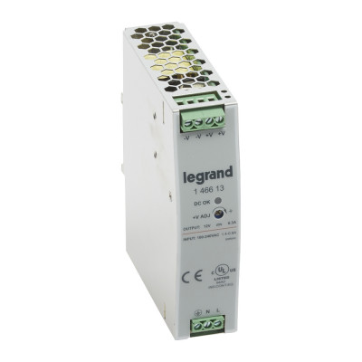 Legrand 1-фазный Импульсный источник питания 12В 75Вт 6,3A, 146613