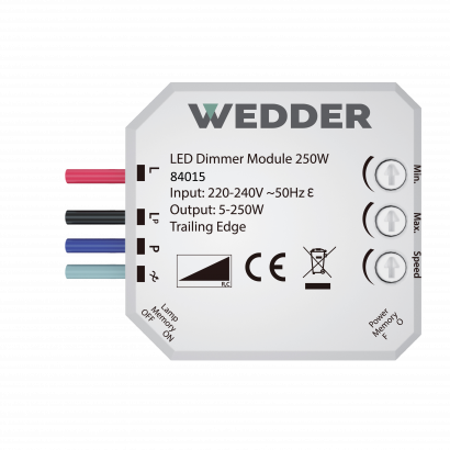 84015-B Коробочный LED диммер  max. 250W, Wedder