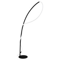 99384 Торшер EGIDONELLA, LED 20,5W, 2750lm, L730, H1600, ?250, сталь, черный//пластик, белый, 99384