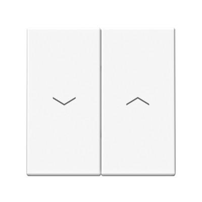 GAL000119 - ARTGALLERY 2-клавишный ВЫКЛЮЧАТЕЛЬ ДЛЯ ЖАЛЮЗИ, 2х сх.4, 10А, механизм, БЕЛЫЙ, Systeme Electric