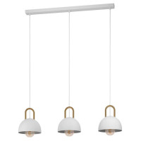 99696 Подвесной потолочный светильник (люстра) CALMANERA, 3x40W, E27, L900, B200, H1100, сталь, белы