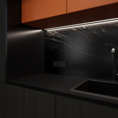 Накладка для розетки с заземлением и защитными шторками, S70 Metal (антрацит), VLSM000712